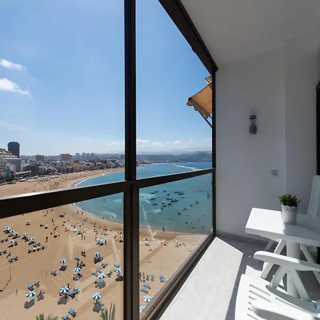 Nyaraló Beachfront Palmas Playa Canteras *