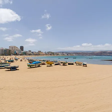 Beachfront Palmas Playa Canteras Nyaraló